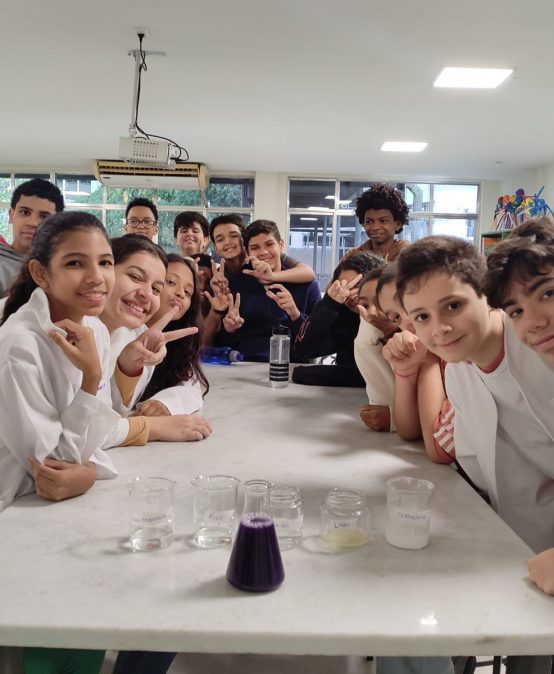 8º ano: Experimento de pH com repolho roxo